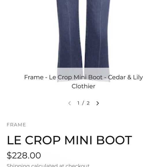 Frame Denim Mermaid Blue Flare Jeans 27 - Picture 2 of 9